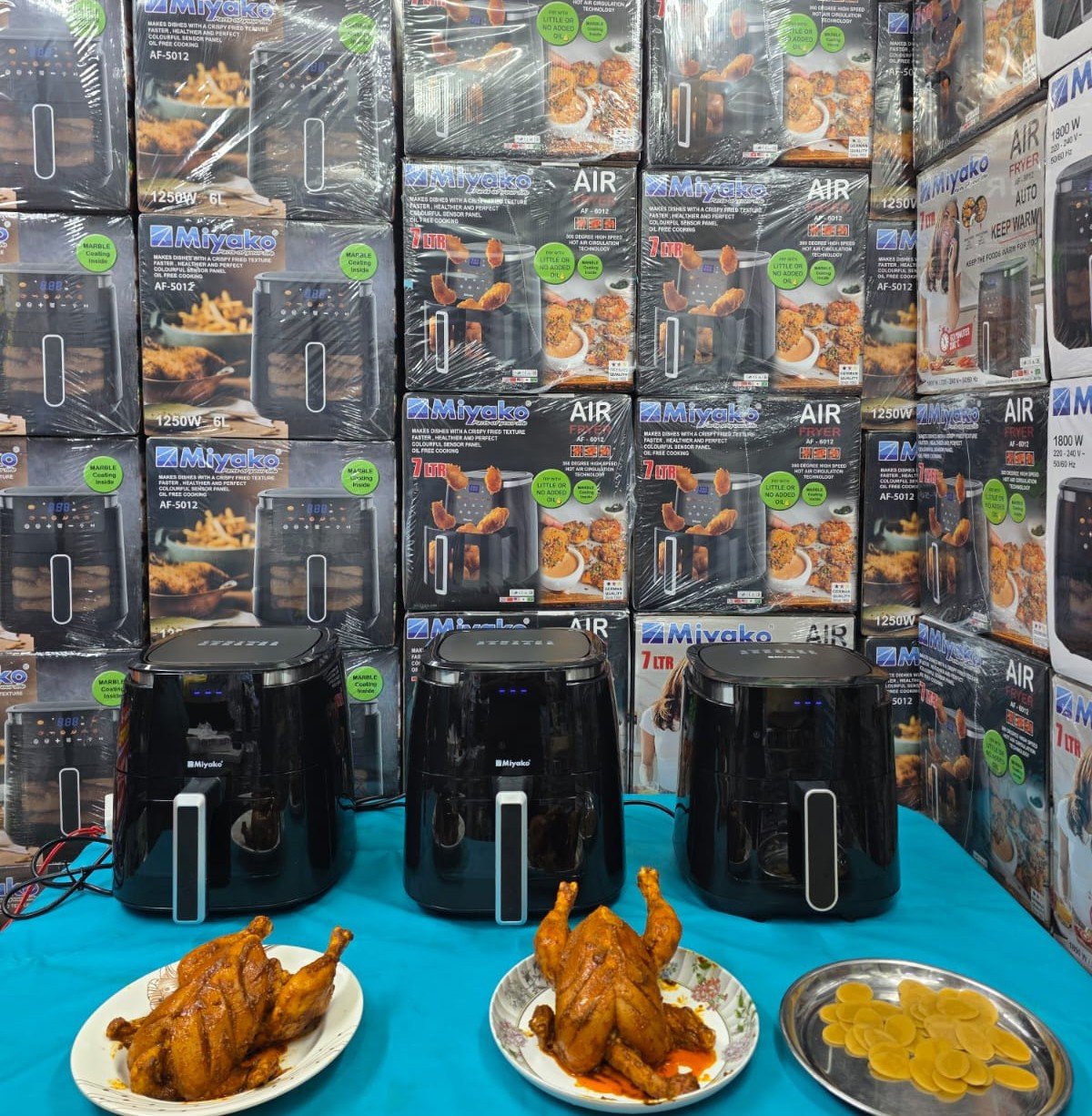 Miyako Air Fryer (AF-6012, 7 Liter-1800watts) // (AF-5012, 6Liter-1250Watts) Best Quality & Best Price in BD